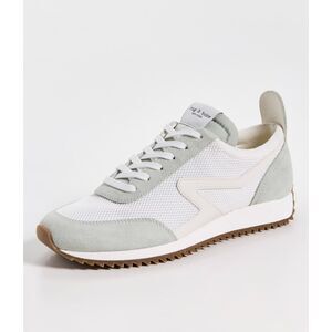 Rag & Bone Mesh Retro Runner Sneakers Off White Mint Size 7.5